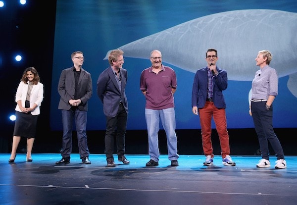 Ellen and Ed O'Neill voices for #FindingDory #D23Expo