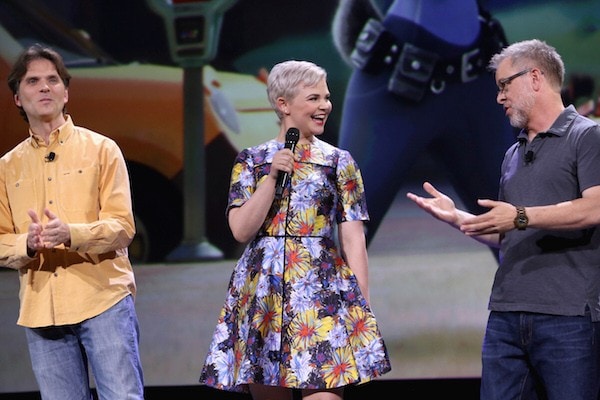 Ginnifer Goodwin as the voice of Judy Hopps in #Zootopia #D23Expo
