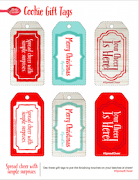 Spread Cheer Gift tags #SpreadCheer