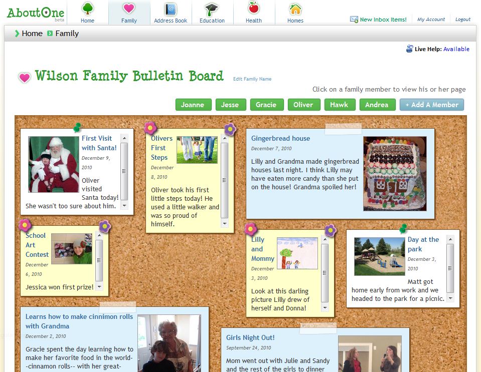 Get Organized with AboutOne