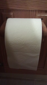 Correct toilet paper form