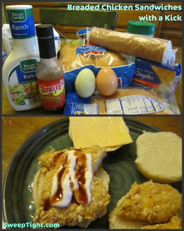 breaded chicken sandwiches