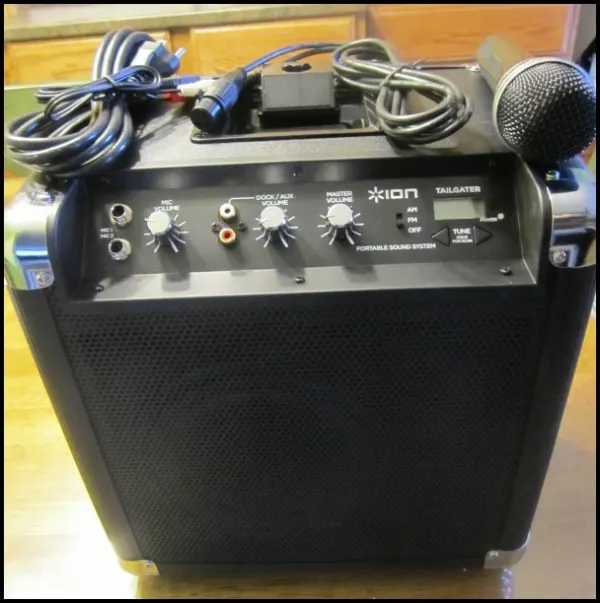 ion tailgater speaker system