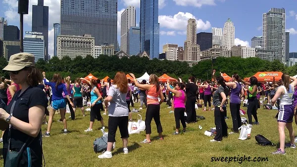 Workout in the Park Self Magazine Chicago