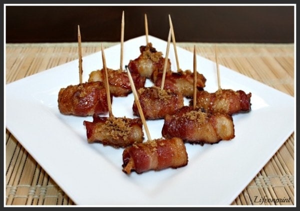 Bacon wrapped appetizers