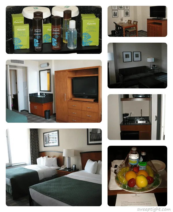 Embassy Suites two room suite get more vacation