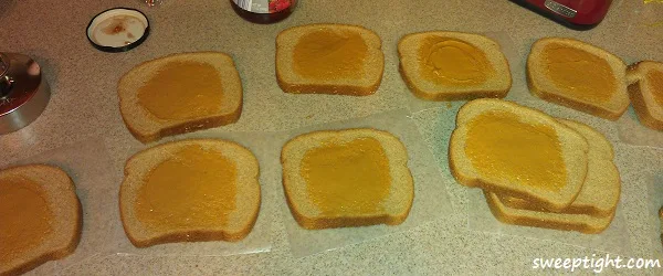 recipe step two spread pb2 