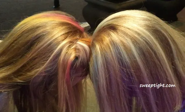 Headbutting Hair Chalk style