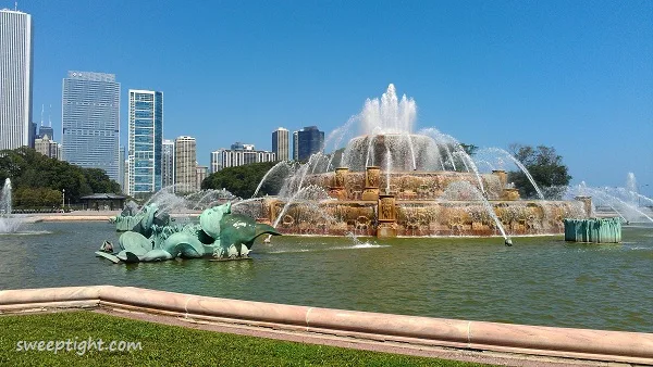 Buckingham Fountain Chicago.