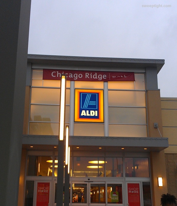 ALDI shop in the mall
