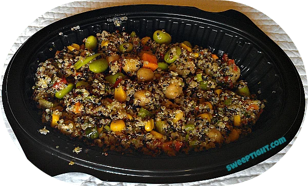 Roasted corn edamame quinoa from Mariano's. 