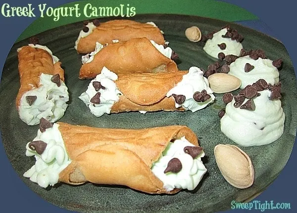 Greek Yogurt and Pudding Cannoli Recipe