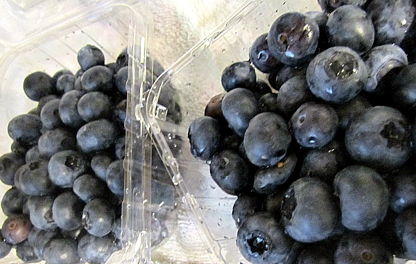 Blueberries found at Mariano's. 