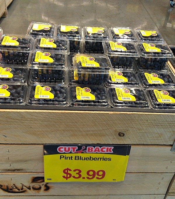 blueberries at Mariano's