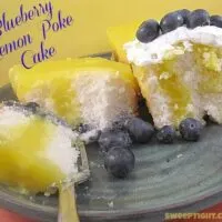 Blueberry Lemon Poke Cake Recipe