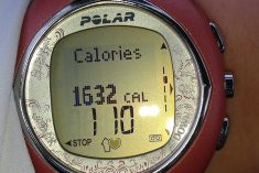 caloires lost while running 13.3 miles