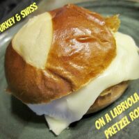 Turkey Sandwich on Labriola Pretzel Rolls