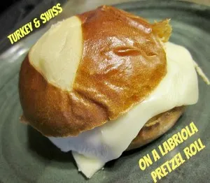 Turkey Sandwich on Labriola Pretzel Rolls