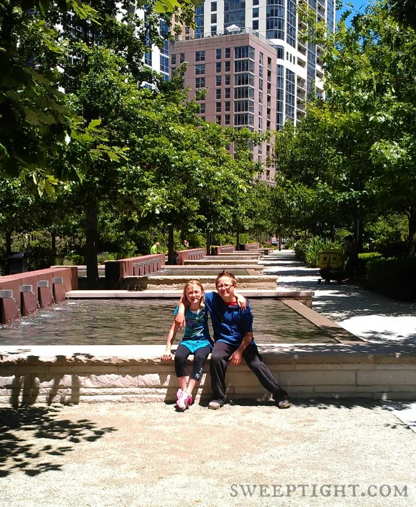 Happy kids in Chicago.