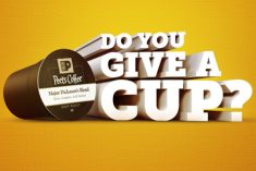 give a cup