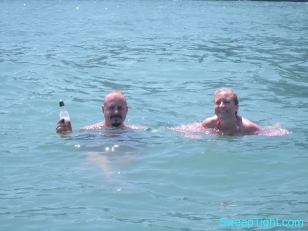 swimming in lake michigan