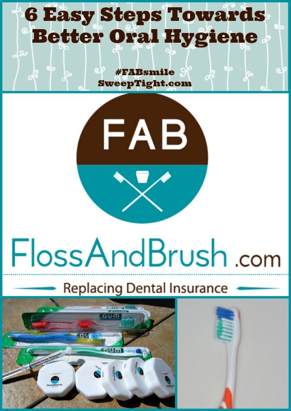 FlossAndBrush brushes and floss. 