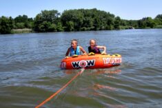 Tubing on the Illinois River with a WOW Tube