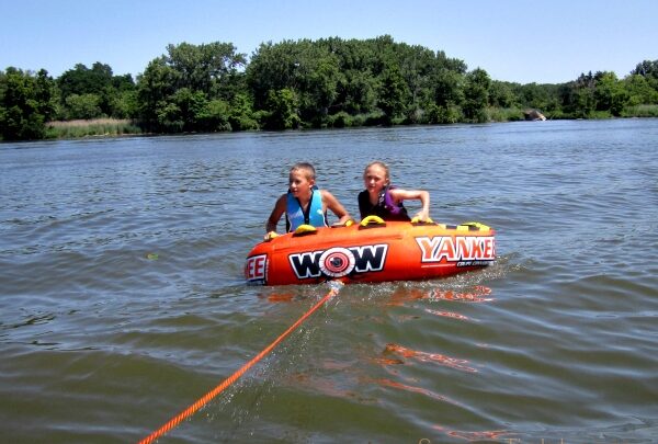 Tubing on the Illinois River with a WOW Tube