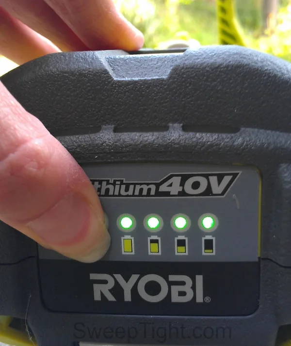 Ryobi weed eater 40v battery hot sale