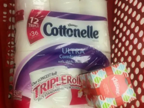 Cottonelle triple roll target