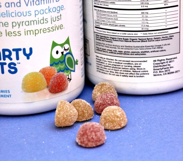 SmartyPants Gummy Vitamins.