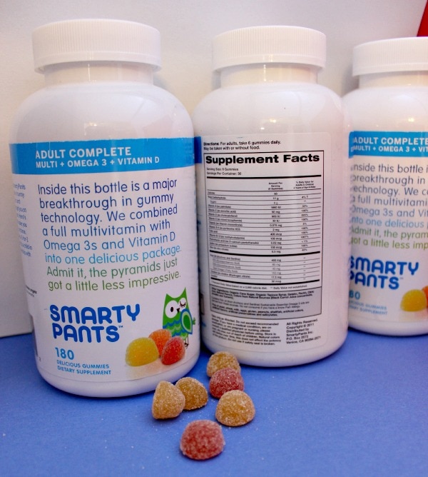 SmartyPants Gummy Vitamins for Adults.