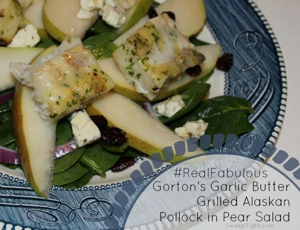 Healthy Dinner Recipes Grilled Fillet Pear Salad #RealFabulous