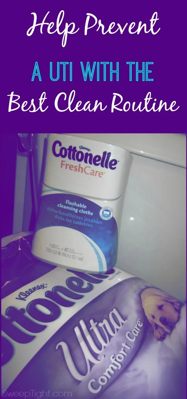 Help Prevent a UTI with Cottonelle #CtnlCareRoutine