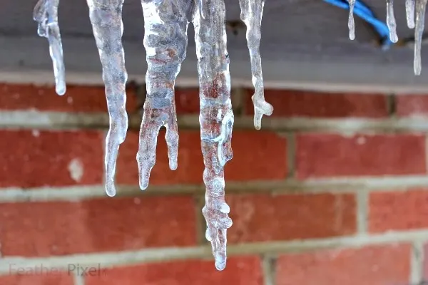 Cool Icicles of the Polar Vortex