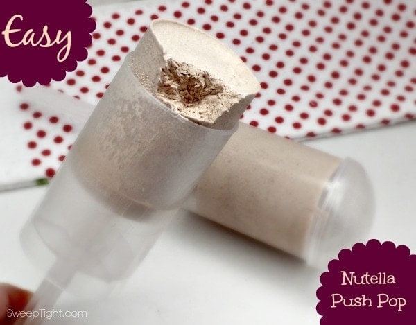 Nutella Frozen Push Ups Recipe