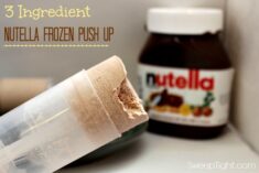Nutella frozen push pops