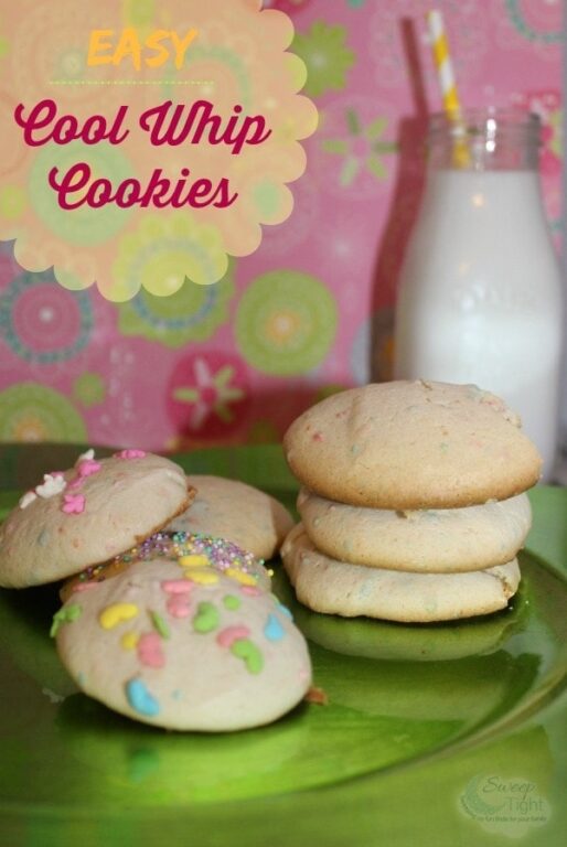 Easy Cool Whip Cookies Recipe A Magical Mess   Easy Cool Whip Cookies 514x768 