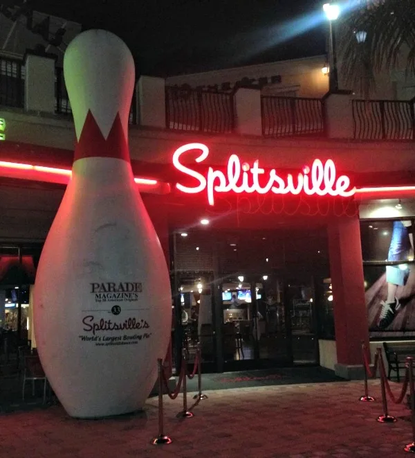 Splitsville Bowling Alley. 