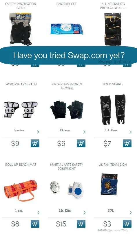 Save time and money Swap your kids' stuff at Swap.com