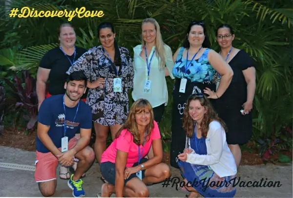 Discovery Cove #RockYourVacation bloggers