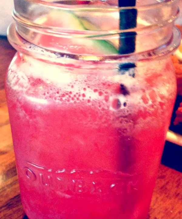 Huckleberry Hooch drink at Outback. 