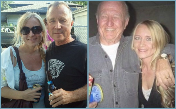 Jen Soltys with her dad and with her grandfather. 