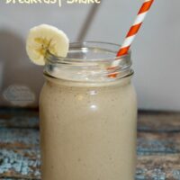Energizing Peanut Butter Banana Breakfast Shake Recipe