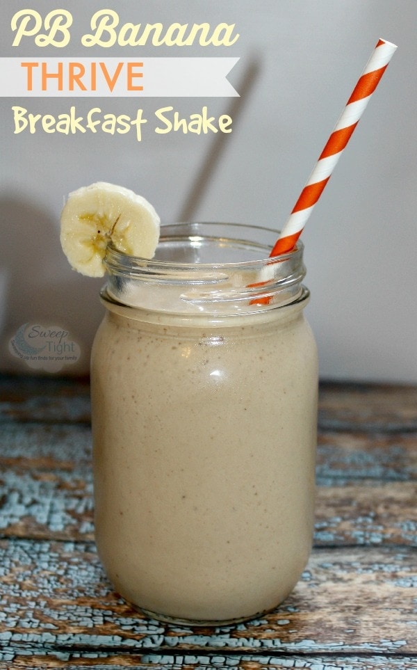Energizing Peanut Butter Banana Breakfast Shake Recipe