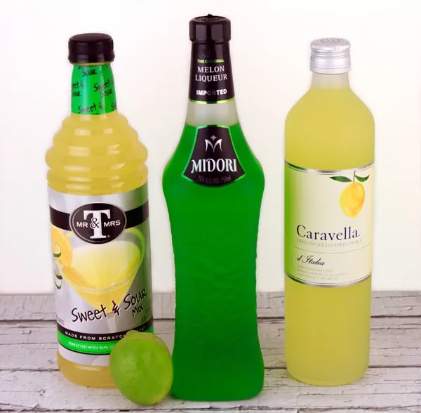 Limoncello Midori Sour Ingredients