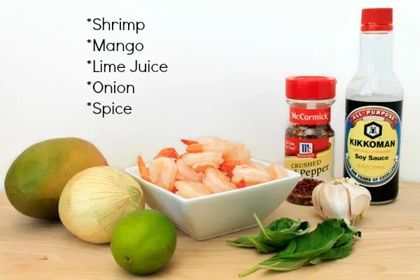 Spicy Mango Shrimp Ingredients | Sweep Tight Blog