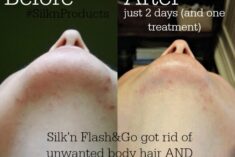 Facial hair on this lady no more! #SilknProducts #sponsored #MC