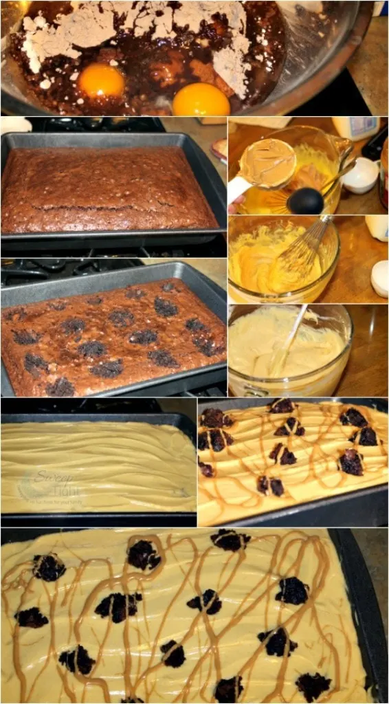 Peanut Butter Poke Cake Brownies Recipe