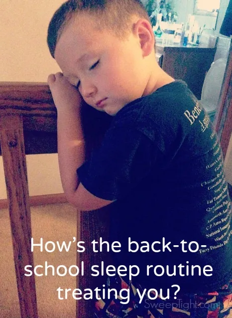 Have you gotten used to back to school sleep schedules yet? #NaturesSleep #sponsored